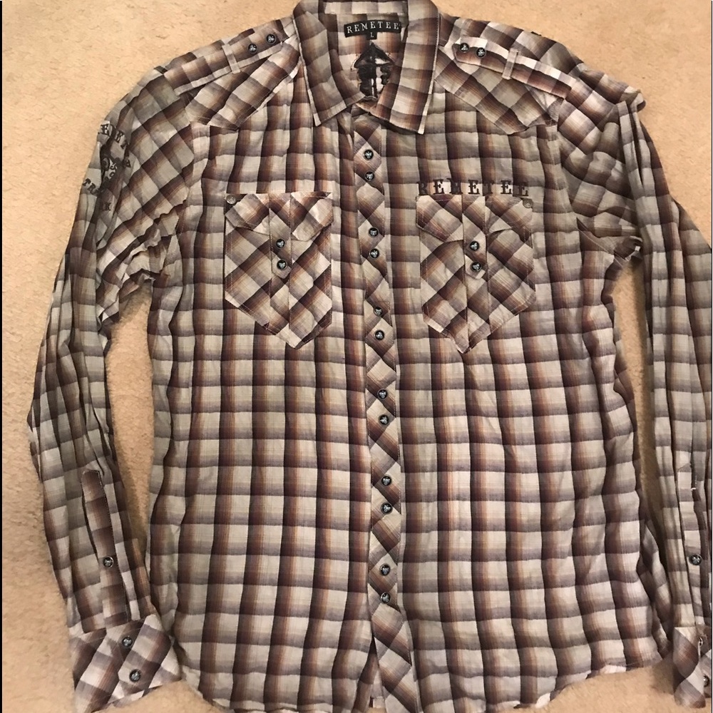Men’s Remetee button down shirt
